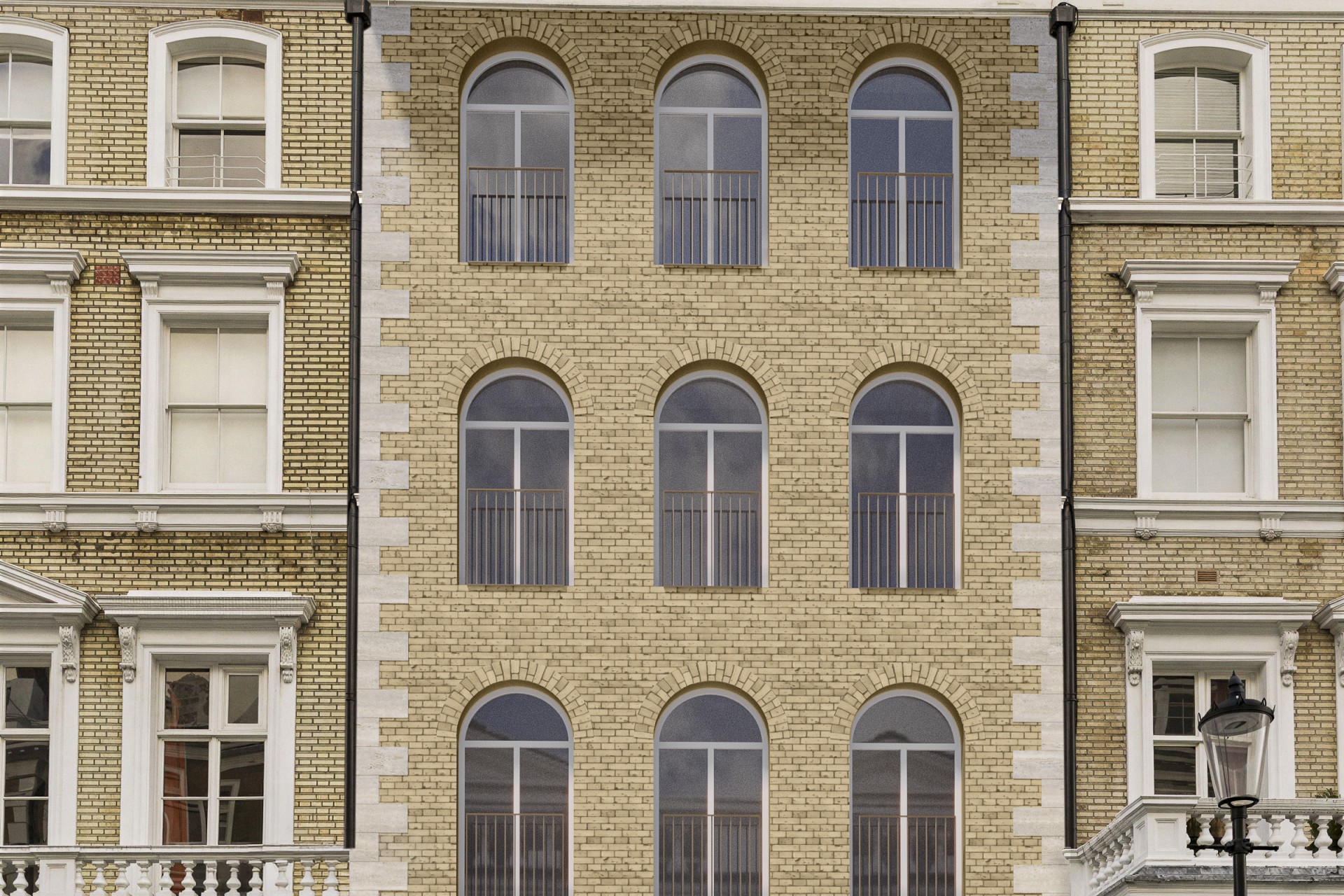 townhouse facade renovation